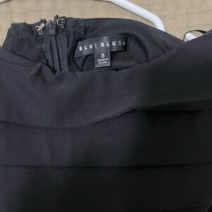 Blue Blush Midnight Black Dress